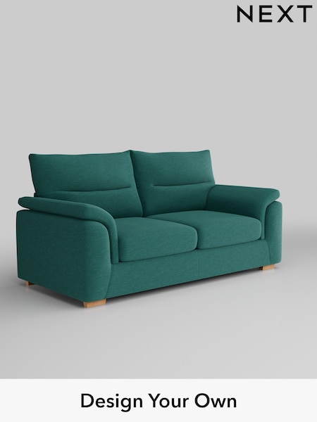 Fine Chenille Easy Clean/Dark Juniper Green Hayden Highback (W43158) | £1,225