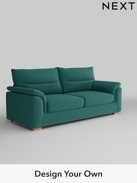 Fine Chenille Easy Clean/Dark Juniper Green Hayden Highback (W43158) | £1,325