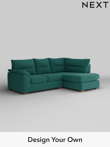 Fine Chenille Easy Clean/Dark Juniper Green Hayden Highback (W43158) | £1,825