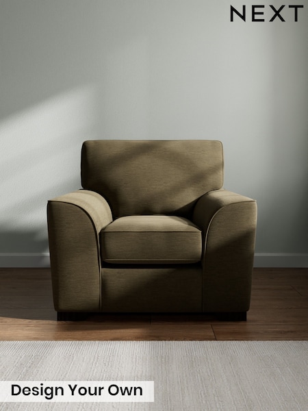 Fine Chenille Easy Clean/Dark Moss Green Stamford (W43163) | £750