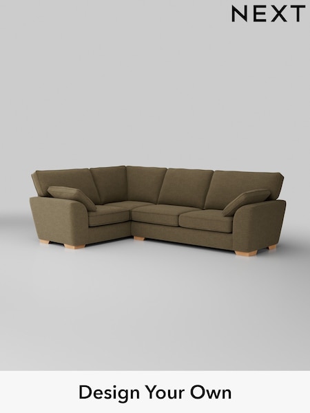 Fine Chenille Easy Clean/Dark Moss Green Stamford (W43163) | £2,075