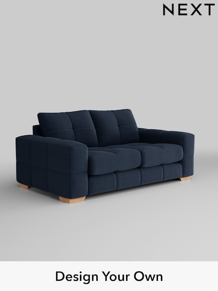 Fine Chenille Easy Clean/Dark Navy Blue Brooke Deep Sit (W43164) | £1,625