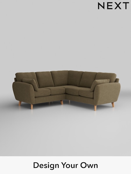 Fine Chenille Easy Clean/Dark Moss Green Wilson (W43166) | £1,550