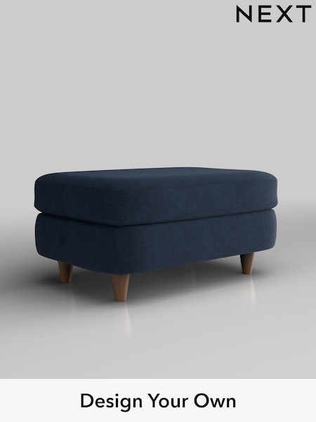 Fine Chenille Easy Clean/Dark Navy Blue Camden (W43168) | £350