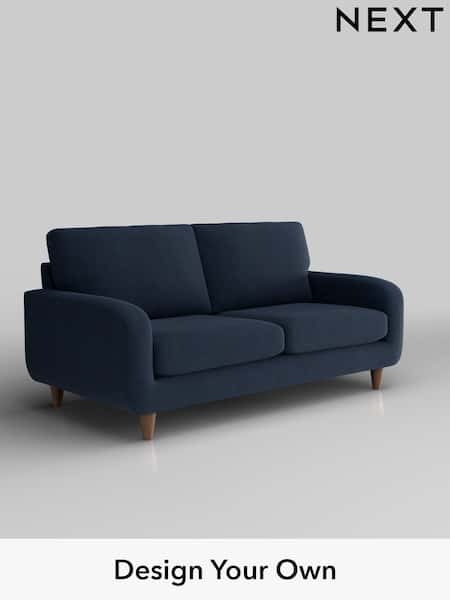 Fine Chenille Easy Clean/Dark Navy Blue Camden (W43168) | £999