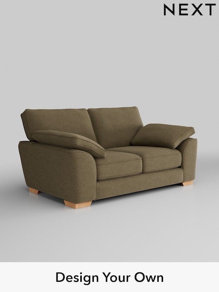 Fine Chenille Easy Clean/Dark Moss Green Stamford Grand Relaxed Sit (W43169) | £1,625