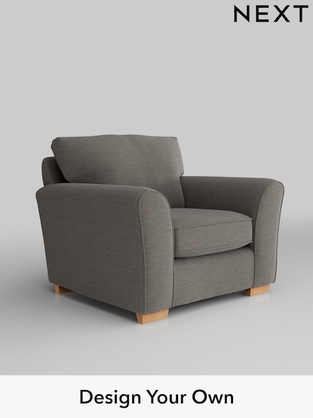 Fine Chenille Easy Clean/Dark Smoke Grey Michigan Ii (W43170) | £625