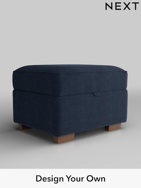 Fine Chenille Easy Clean/Dark Navy Blue Malvern (W43173) | £475