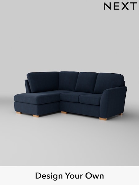 Fine Chenille Easy Clean/Dark Navy Blue Malvern (W43173) | £1,350