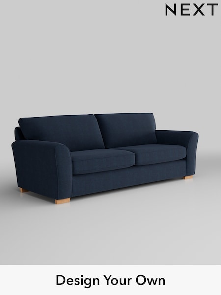 Fine Chenille Easy Clean/Dark Navy Blue Michigan Ii (W43174) | £1,125