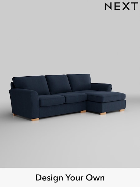 Fine Chenille Easy Clean/Dark Navy Blue Michigan Ii (W43174) | £1,525