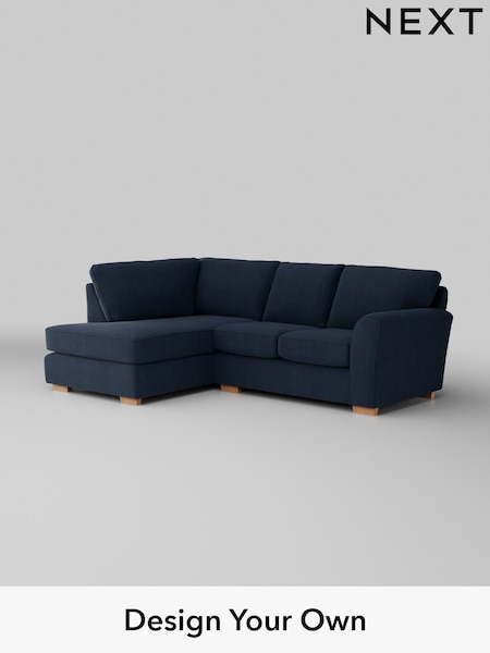 Fine Chenille Easy Clean/Dark Navy Blue Michigan Ii (W43174) | £1,450