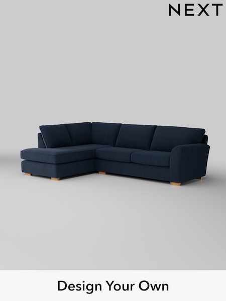 Fine Chenille Easy Clean/Dark Navy Blue Michigan Ii (W43174) | £1,650