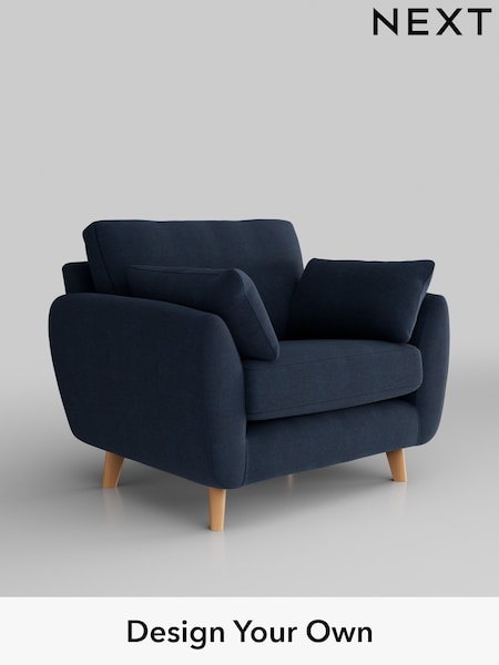 Fine Chenille Easy Clean/Dark Navy Blue Wilson (W43178) | £650