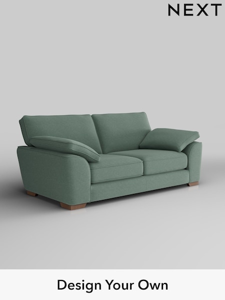 Fine Chenille Easy Clean/Light Forest Green Stamford Grand Relaxed Sit (W43183) | £1,725