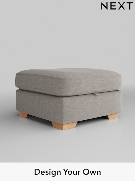Fine Chenille Easy Clean/Light Steel Grey Stamford Grand Relaxed Sit (W43191) | £499