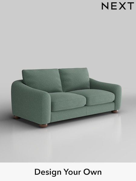 Fine Chenille Easy Clean/Light Forest Green Arches (W43193) | £1,225
