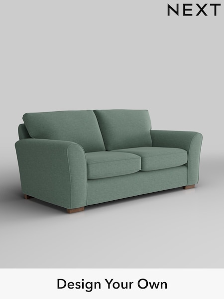 Fine Chenille Easy Clean/Light Forest Green Michigan Ii (W43194) | £975
