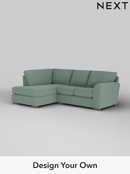 Fine Chenille Easy Clean/Light Forest Green Michigan Ii (W43194) | £1,450