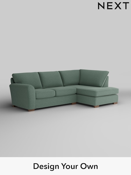 Fine Chenille Easy Clean/Light Forest Green Michigan Ii (W43194) | £1,550