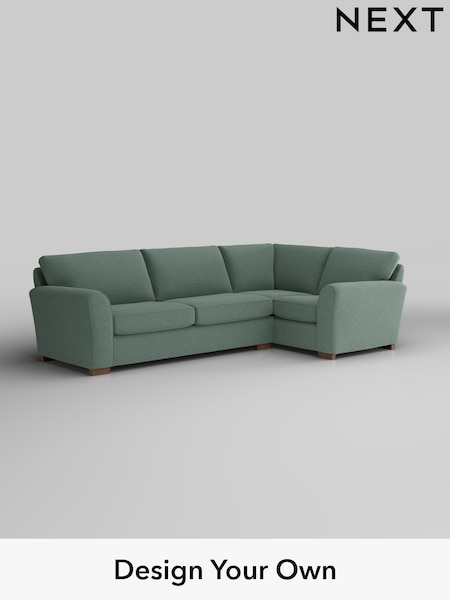 Fine Chenille Easy Clean/Light Forest Green Michigan Ii (W43194) | £1,675