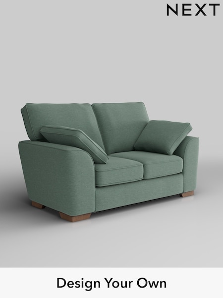Fine Chenille Easy Clean/Light Forest Green Stamford (W43196) | £1,050