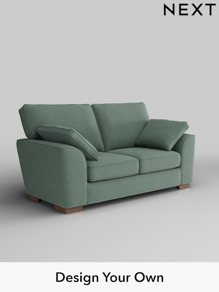 Fine Chenille Easy Clean/Light Forest Green Stamford (W43196) | £1,150
