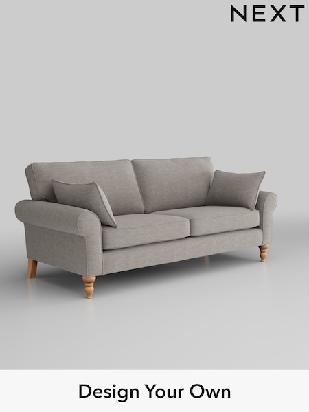 Fine Chenille Easy Clean/Light Steel Grey Mallory (W43197) | £999