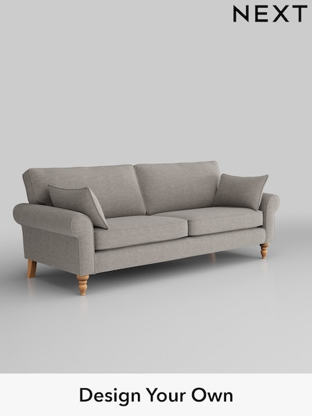 Fine Chenille Easy Clean/Light Steel Grey Mallory (W43197) | £1,099