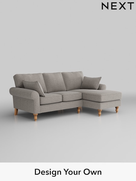 Fine Chenille Easy Clean/Light Steel Grey Mallory (W43197) | £1,475