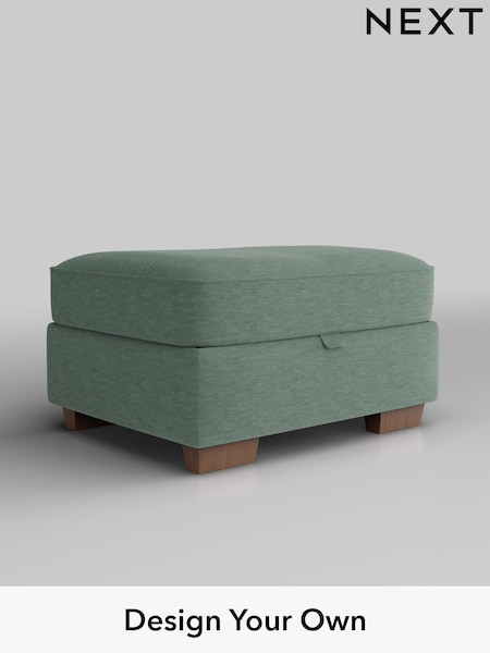 Fine Chenille Easy Clean/Light Forest Green Hayden Buttoned Back (W43200) | £499