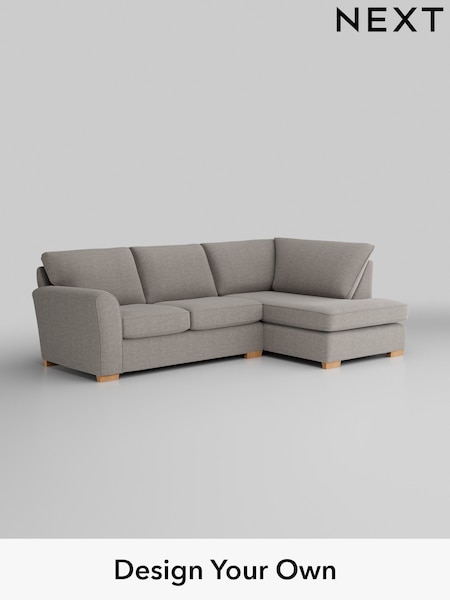 Fine Chenille Easy Clean/Light Steel Grey Michigan Ii (W43203) | £1,550