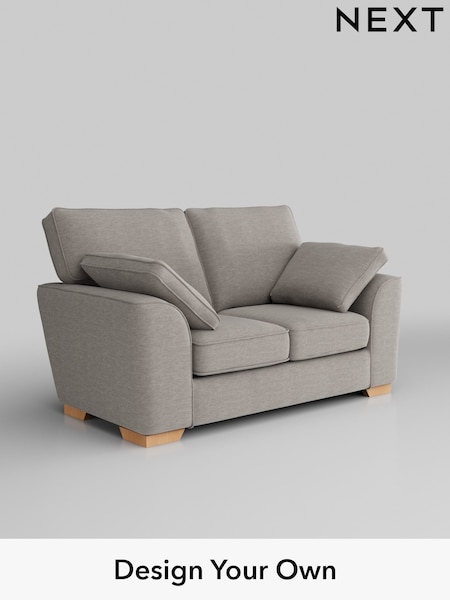 Fine Chenille Easy Clean/Light Steel Grey Stamford (W43204) | £1,050