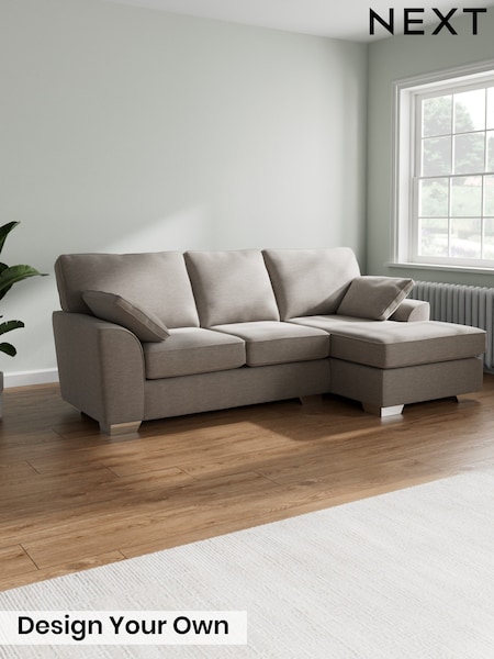 Fine Chenille Easy Clean/Light Steel Grey Stamford (W43204) | £1,799