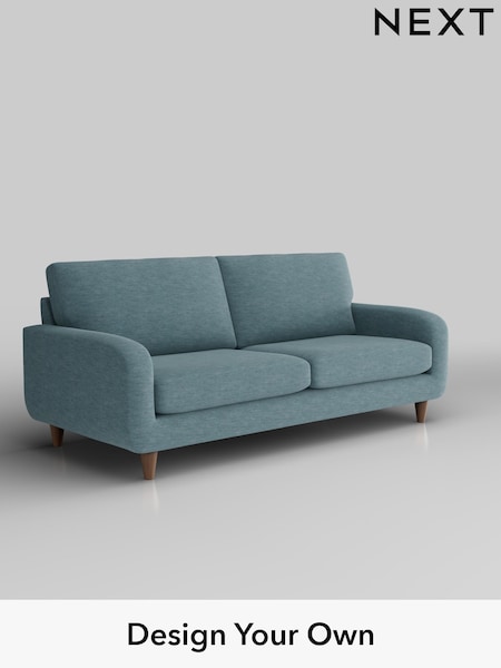 Fine Chenille Easy Clean/Mid Blue Camden (W43219) | £1,099
