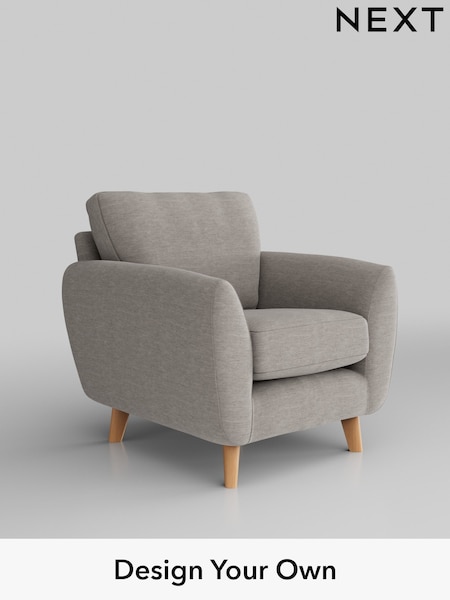 Fine Chenille Easy Clean/Light Steel Grey Wilson (W43222) | £550