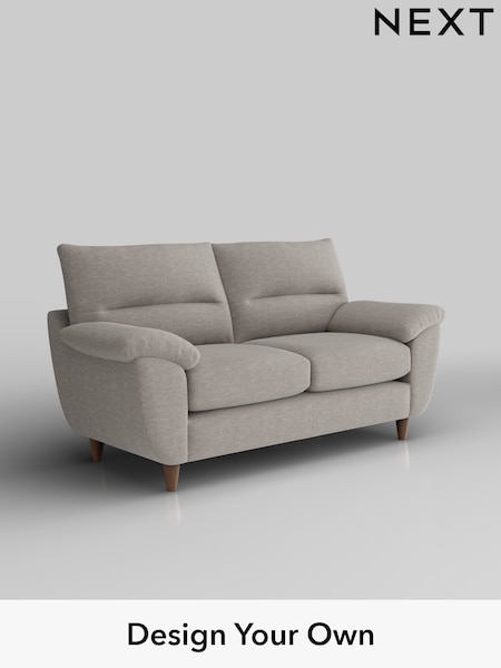 Fine Chenille Easy Clean/Light Steel Grey Elliot Highback (W43223) | £1,075