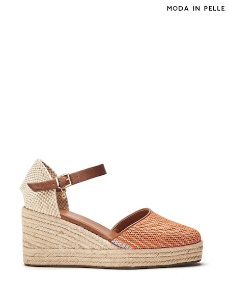 Moda in Pelle Earll Closed Toe Quilted Espadrilles Shoes (W43249) | £89
