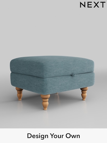 Fine Chenille Easy Clean/Mid Blue Mallory (W43268) | £475