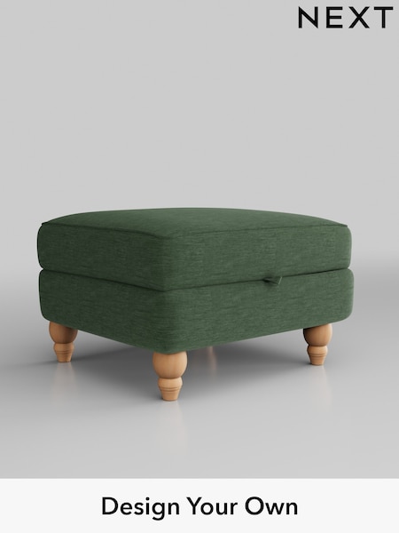 Fine Chenille Easy Clean/Mid Khaki Green Lilly Ii (W43269) | £475