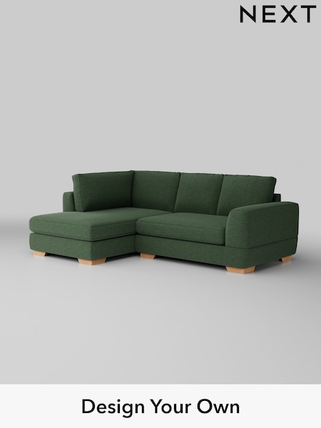 Fine Chenille Easy Clean/Mid Khaki Green Clayton (W43270) | £1,725