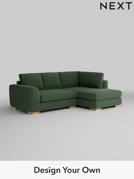 Fine Chenille Easy Clean/Mid Khaki Green Clayton (W43270) | £1,725