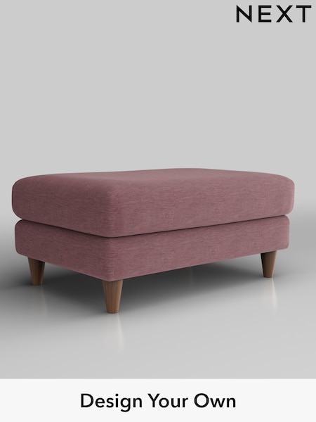 Fine Chenille Easy Clean/Mid Mulberry Purple Hartley Highback Relaxed Sit (W43271) | £425