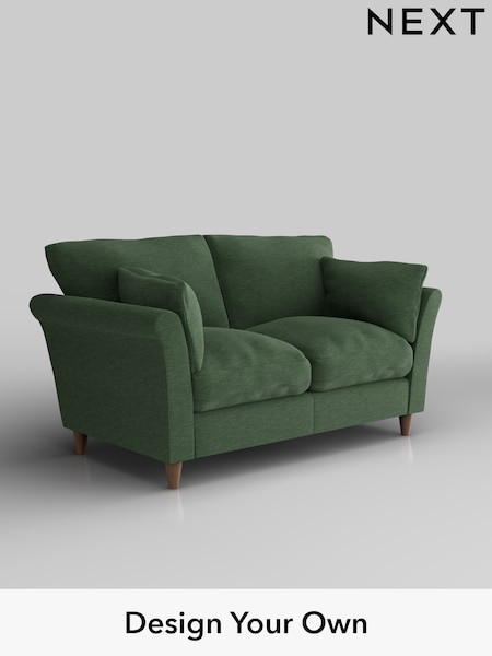 Fine Chenille Easy Clean/Mid Khaki Green Hartley Relaxed Sit (W43274) | £1,075