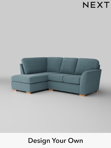 Fine Chenille Easy Clean/Mid Blue Malvern (W43275) | £1,350