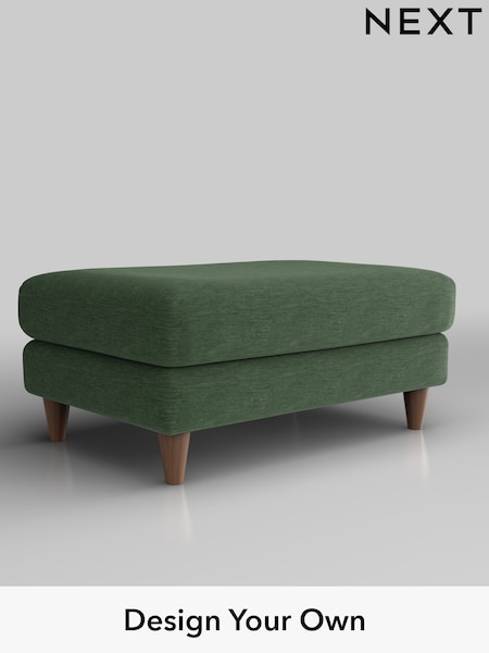 Fine Chenille Easy Clean/Mid Khaki Green Hartley Highback Relaxed Sit (W43276) | £425