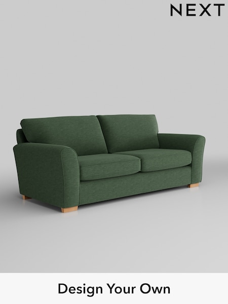 Fine Chenille Easy Clean/Mid Khaki Green Michigan Ii (W43289) | £1,075