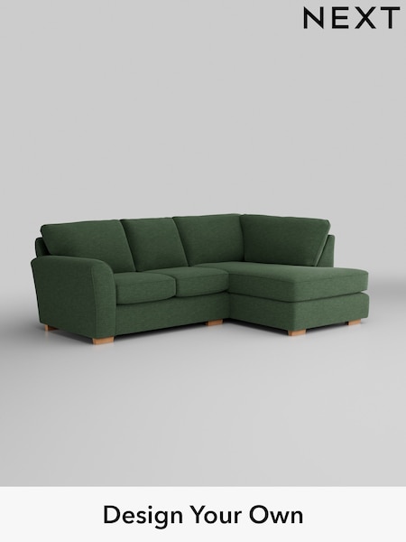 Fine Chenille Easy Clean/Mid Khaki Green Michigan Ii (W43289) | £1,450