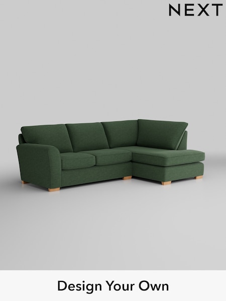 Fine Chenille Easy Clean/Mid Khaki Green Michigan Ii (W43289) | £1,550