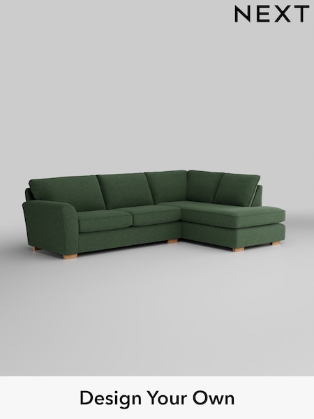 Fine Chenille Easy Clean/Mid Khaki Green Michigan Ii (W43289) | £1,650